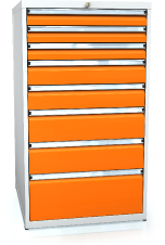 Schubladenschränke 1240 x 710 x 750 - 8x Schubladen